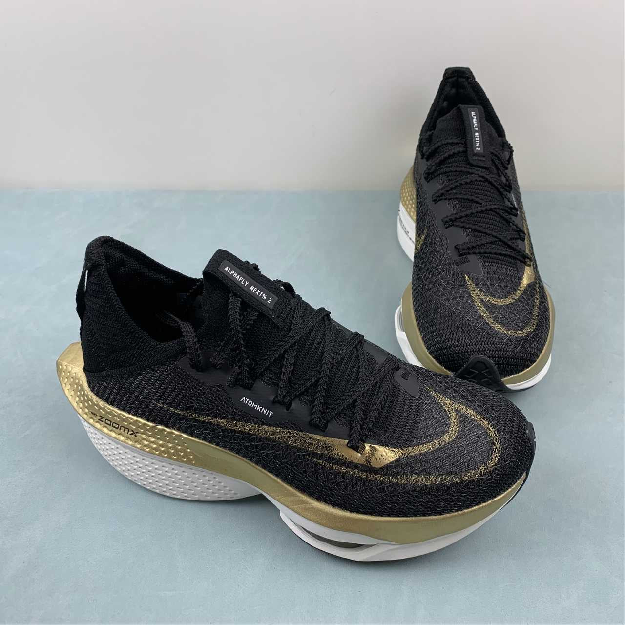 Tênis Air Zoom Alphafly NEXT% 2 'Black Gold' DN3555-001