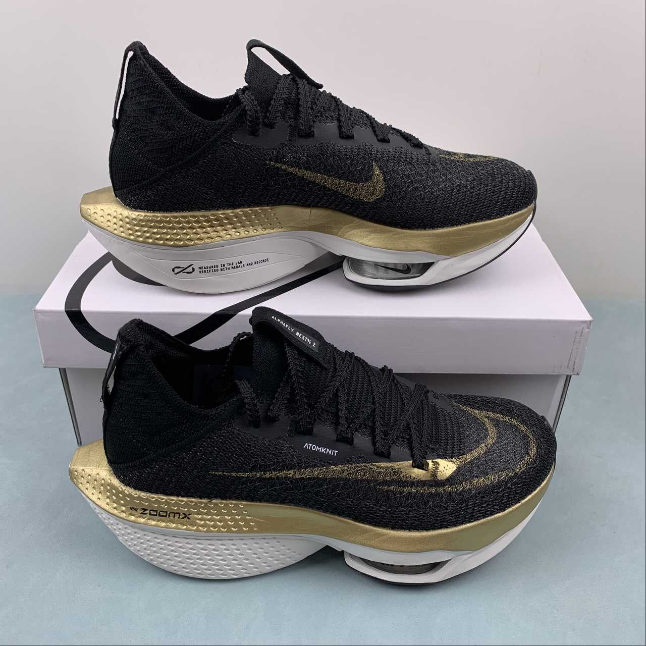 Tênis Air Zoom Alphafly NEXT% 2 'Black Gold' DN3555-001